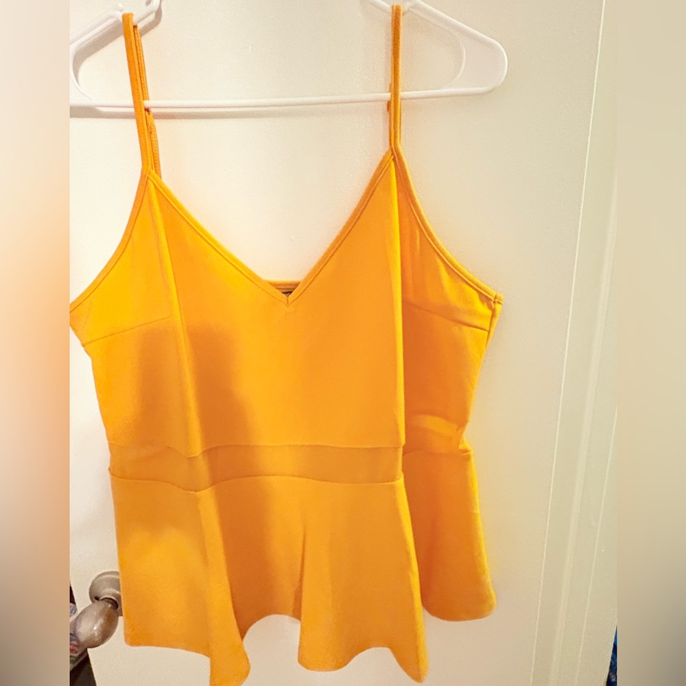 Vibrant Yellow Sleeveless Top
